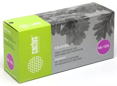 Тонер-картридж черный Cactus CS-D105L