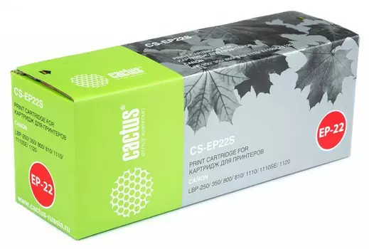 Тонер-картридж черный Cactus CS-EP22S