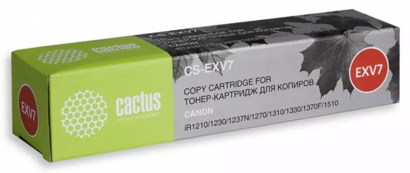 Тонер-картридж черный Cactus CS-EXV7
