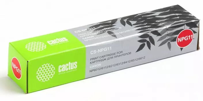 Тонер-картридж черный Cactus CS-O301BK