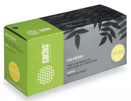 Тонер-картридж черный Cactus CS-PE220