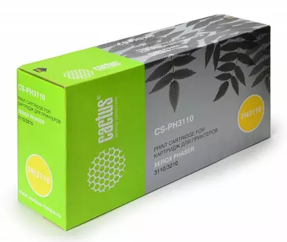 Тонер-картридж черный Cactus CS-PH3110