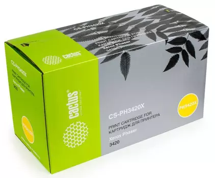 Тонер-картридж черный Cactus CS-PH3420X