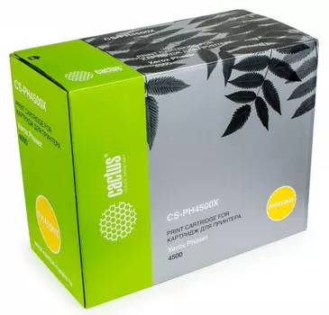 Тонер-картридж черный Cactus CS-PH4500X