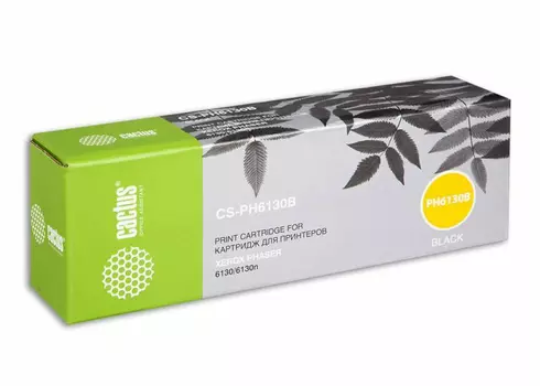 Тонер-картридж черный Cactus CS-PH6130B