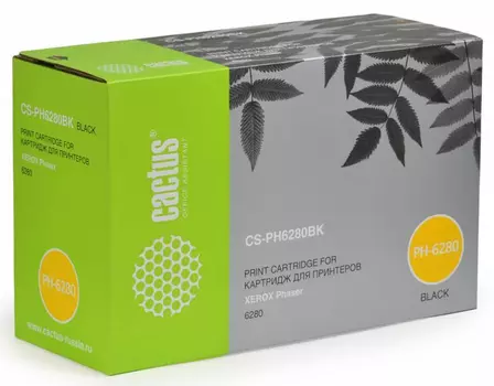 Тонер-картридж черный Cactus CS-PH6280BK