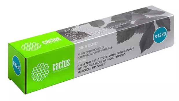 Тонер-картридж черный Cactus CS-R1230D