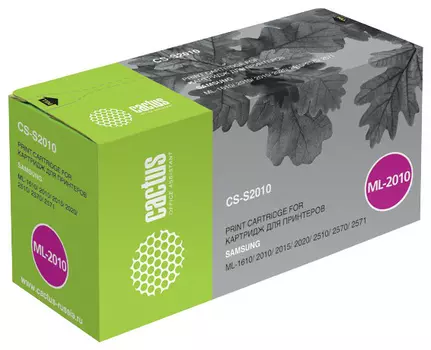 Тонер-картридж черный Cactus CS-S2010