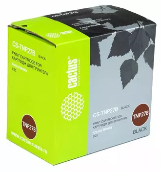 Тонер-картридж черный Cactus CS-TNP27B