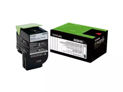 Тонер-картридж черный Lexmark 80C8HK0