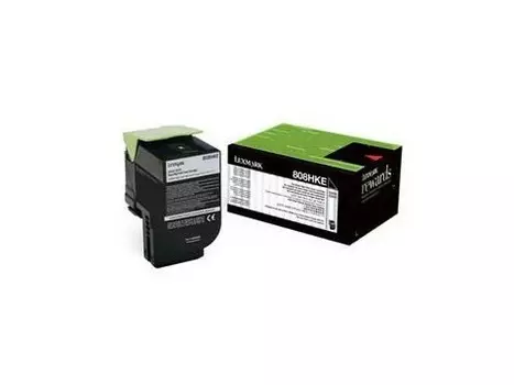 Тонер-картридж черный Lexmark 80C8HKE