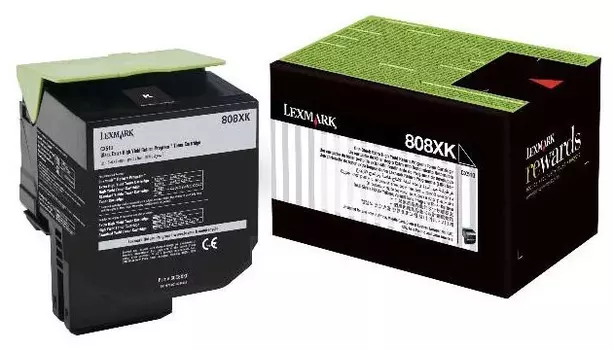 Тонер-картридж черный Lexmark 80C8XK0