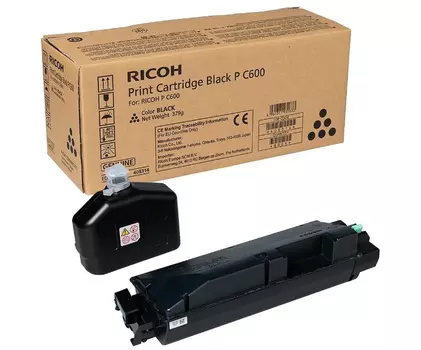 Тонер-картридж черный Ricoh PC600, 408314