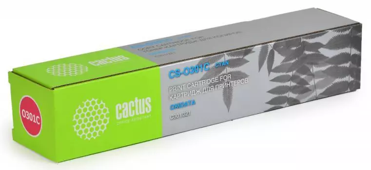 Тонер-картридж голубой Cactus CS-O5600C