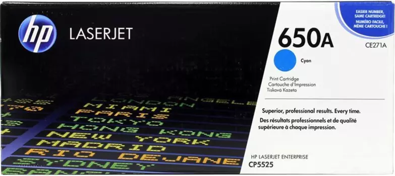 Тонер-картридж голубой HP Inc. 650A, CE271AH