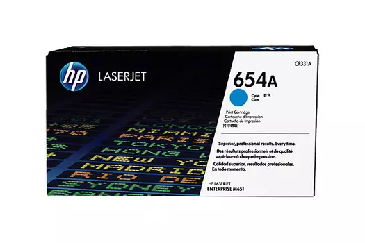 Тонер-картридж голубой HP Inc. 654A, CF331A