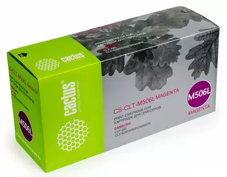 Тонер-картридж пурпурный Cactus CS-CLT-M506L