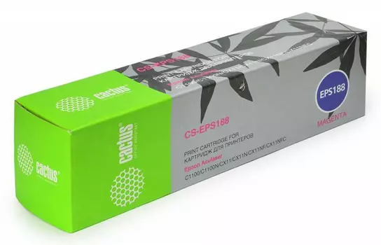 Тонер-картридж пурпурный Cactus CS-EPS188