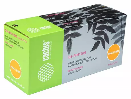 Тонер-картридж пурпурный Cactus CS-PH6120M