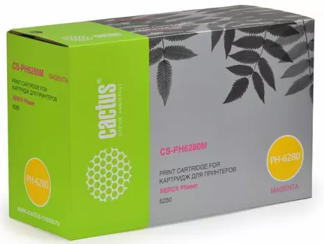 Тонер-картридж пурпурный Cactus CS-PH6280M