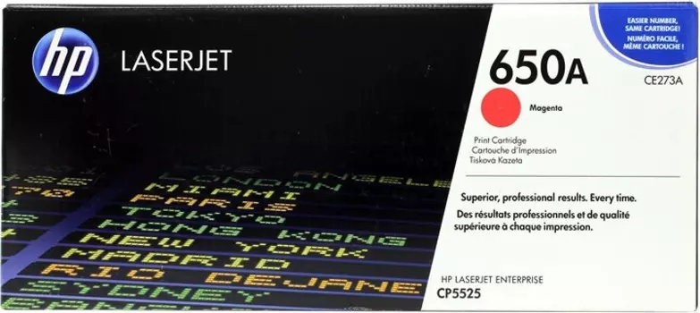Тонер-картридж пурпурный HP Inc. 650A, CE273AH
