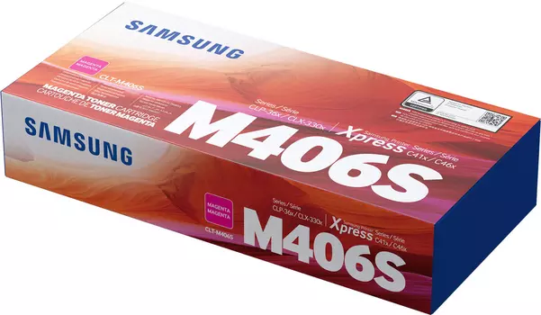 Тонер-картридж пурпурный Samsung CLT-M406S, SU254A
