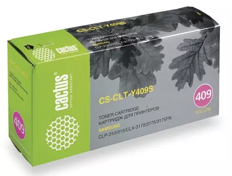 Тонер-картридж желтый Cactus CS-CLT-Y409S