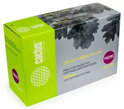 Тонер-картридж желтый Cactus CS-CLT-Y609S