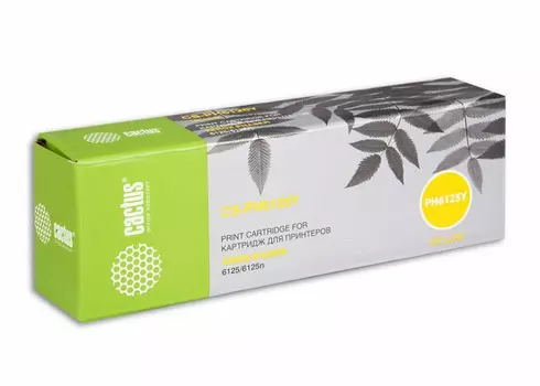 Тонер-картридж желтый Cactus CS-PH6125Y
