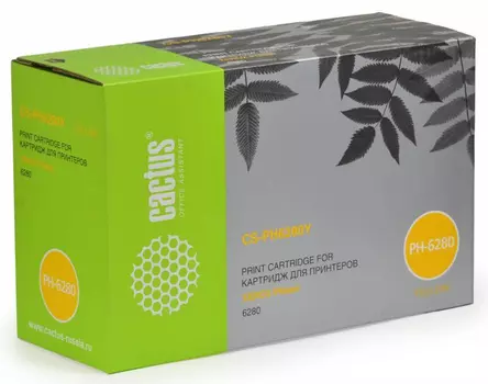 Тонер-картридж желтый Cactus CS-PH6280Y