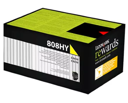 Тонер-картридж желтый Lexmark 80C8HYE