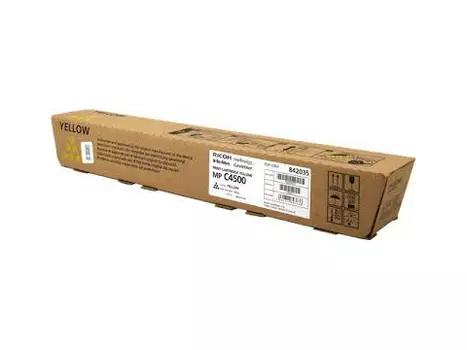 Тонер-картридж желтый Ricoh MPC4500E, 842035