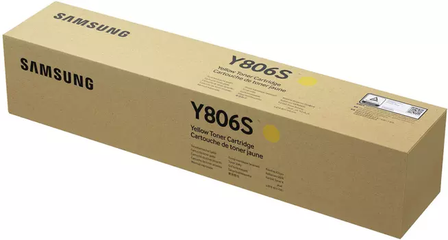 Тонер-картридж желтый Samsung CLT-Y806S, SS729A