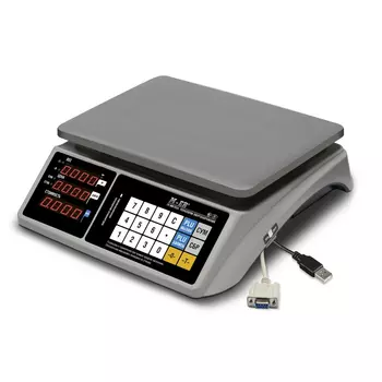 Весы MERCURY M-ER 328AC-32.5 LED с RS-232 и USB(COM)