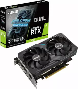 Видеокарта ASUS GeForce RTX 3050 8 Б Retail