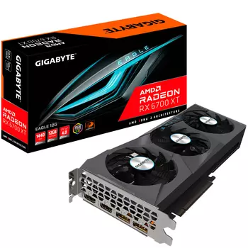 Видеокарта Gigabyte Radeon RX 6700 XT 12 Б Retail