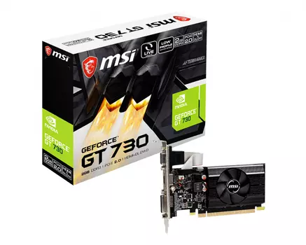 Видеокарта MSI GeForce GT 730 2 Б Retail