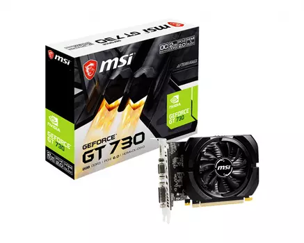 Видеокарта MSI GeForce GT 730 2 Б Retail