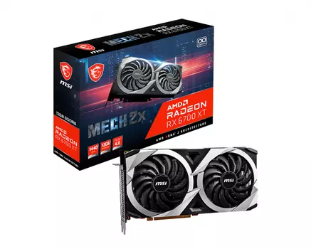Видеокарта MSI Radeon RX 6700 XT 12 Б Retail