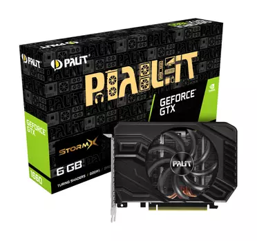Видеокарта Palit GeForce GTX 1660 6 Б Bulk