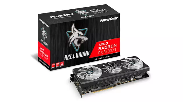 Видеокарта PowerColor Radeon RX 6700 XT 12 Б Retail