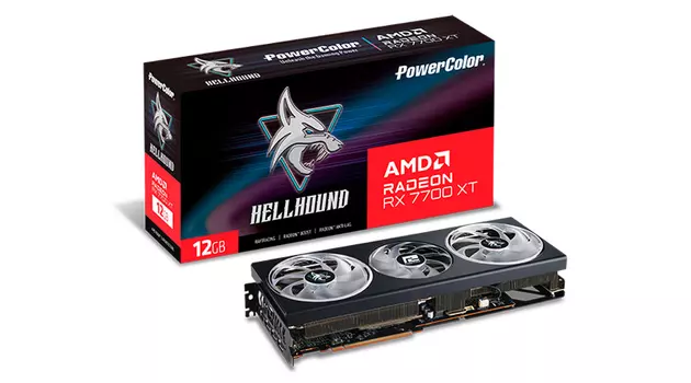 Видеокарта PowerColor Radeon RX 7700 XT 12 Б