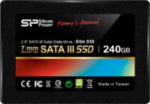 Внутренний твердотельный накопитель Silicon Power Slim S55 240GB