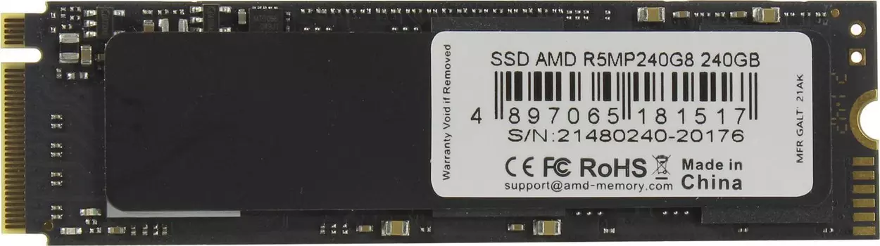 Внутренний твердотельный накопитель AMD PCI-E x4 240GB