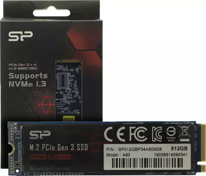 Внутренний твердотельный накопитель Silicon Power 512GB