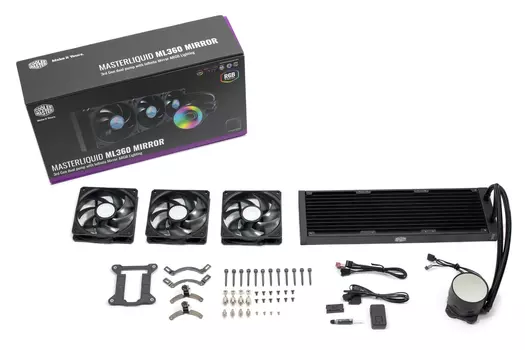 Водяной блок Cooler Master CPU MasterLiquid cooler ML360 Mirror