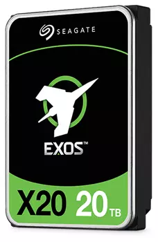 Жесткий диск SEAGATE Exos X20 3.5 20Tb 7.2K SATA3