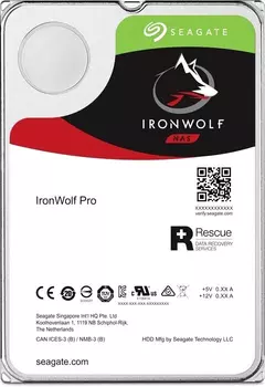 Жесткий диск SEAGATE IronWolf Pro 3.5 10Tb 7.2K SATA3