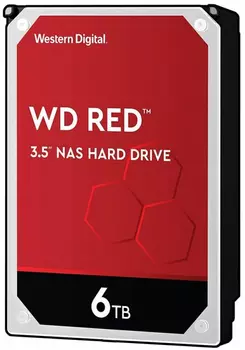 Жесткий диск Western Digital Red 3.5 6TB 5.4K SATA3