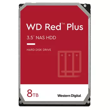 Жесткий диск Western Digital Red Plus 3.5 8TB 7.2K SATA3